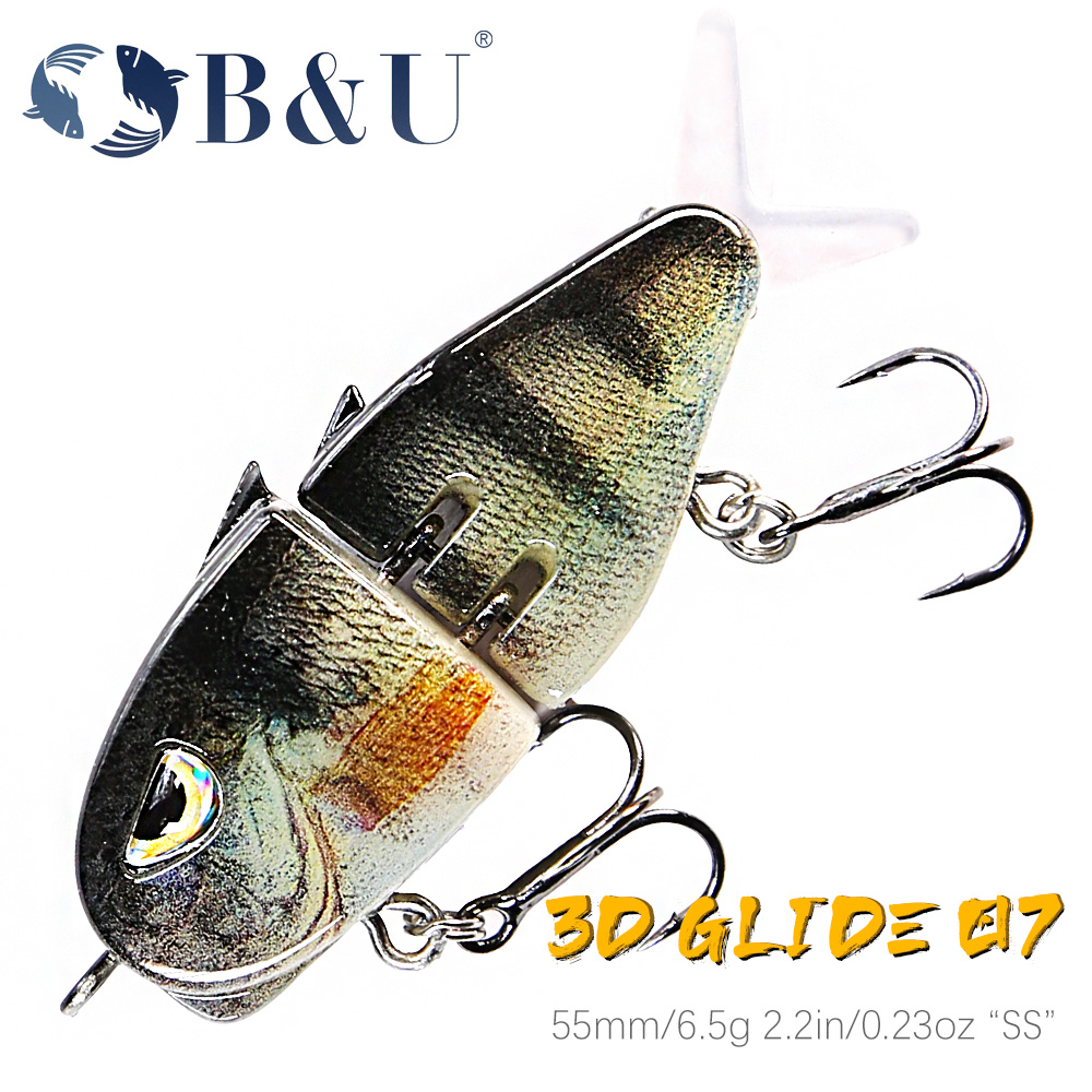 Fishing Lure Popper - B & U بطيئة غرق الصيد