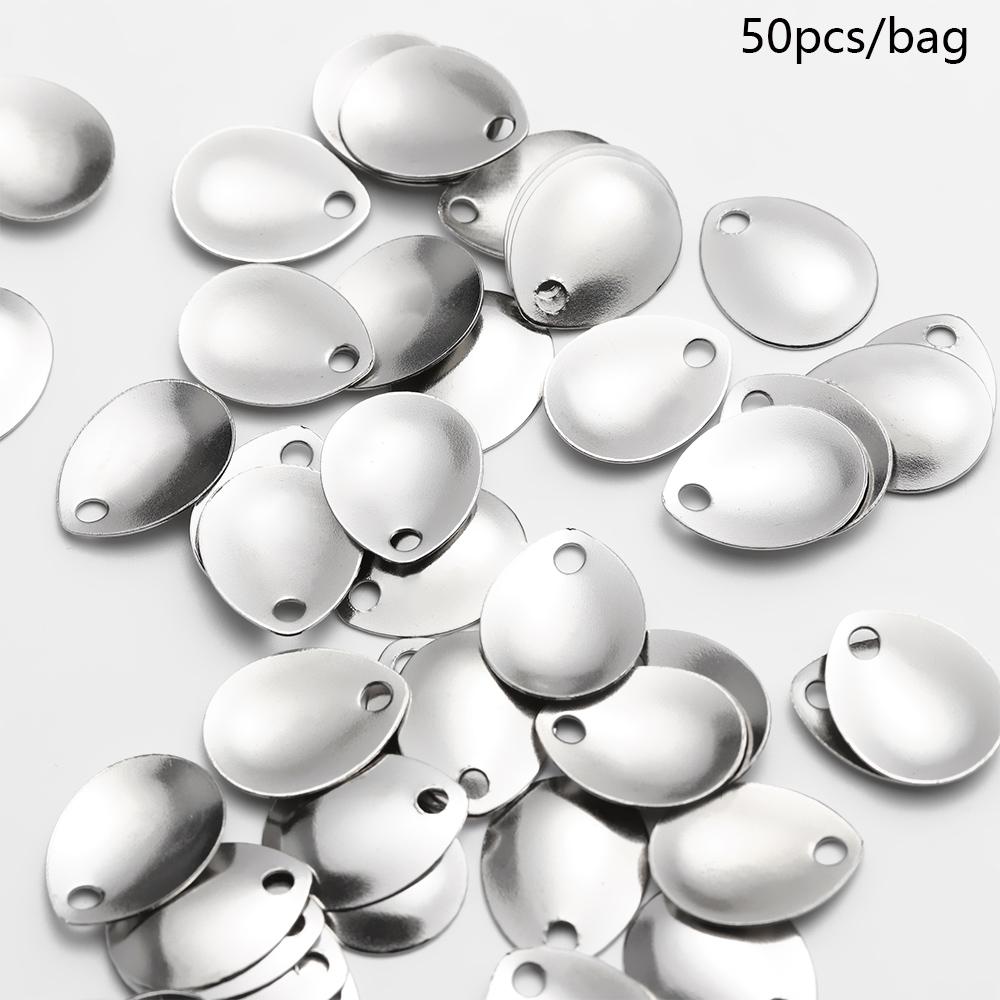 Fishing Lure Spoon - الفضة السلس النيكل الترتر الصيد جاذب