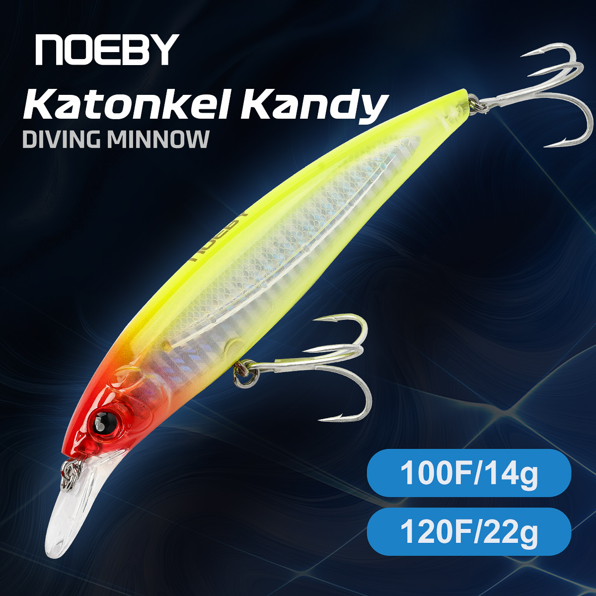 Fishing Lure Topwater - طعم صيد السمك NOEBY Minnow بطول