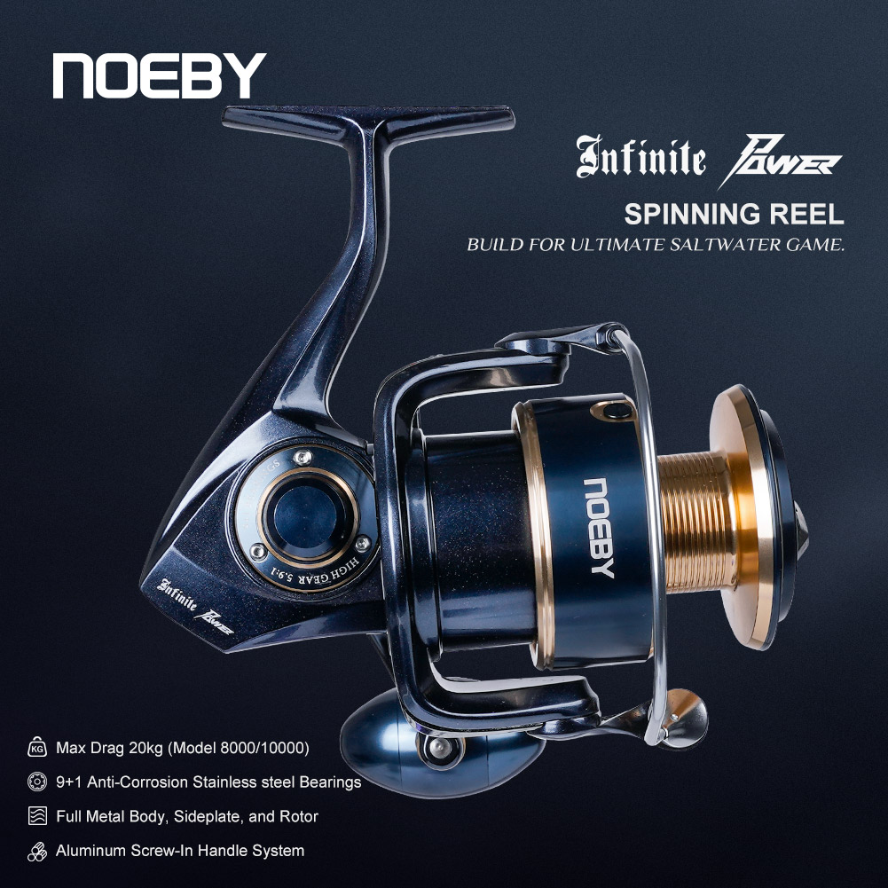 بكرة صيد دوارة Noeby Infinite  - مراجعة Daiwa Reel Bg وسعره