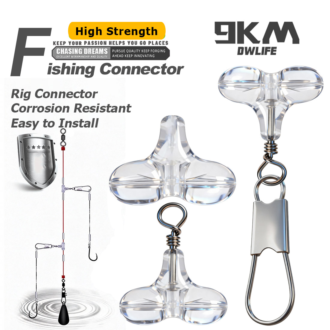 9 كجم T شكل الصيد الصليب الخرز - مراجعة Fishing Lure Accessories وسعره