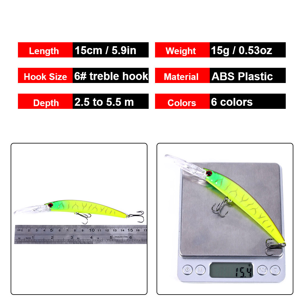 1 قطعة 15 سنتيمتر 15 جرام الغو - مراجعة Fishing Lure Swimbait وسعره