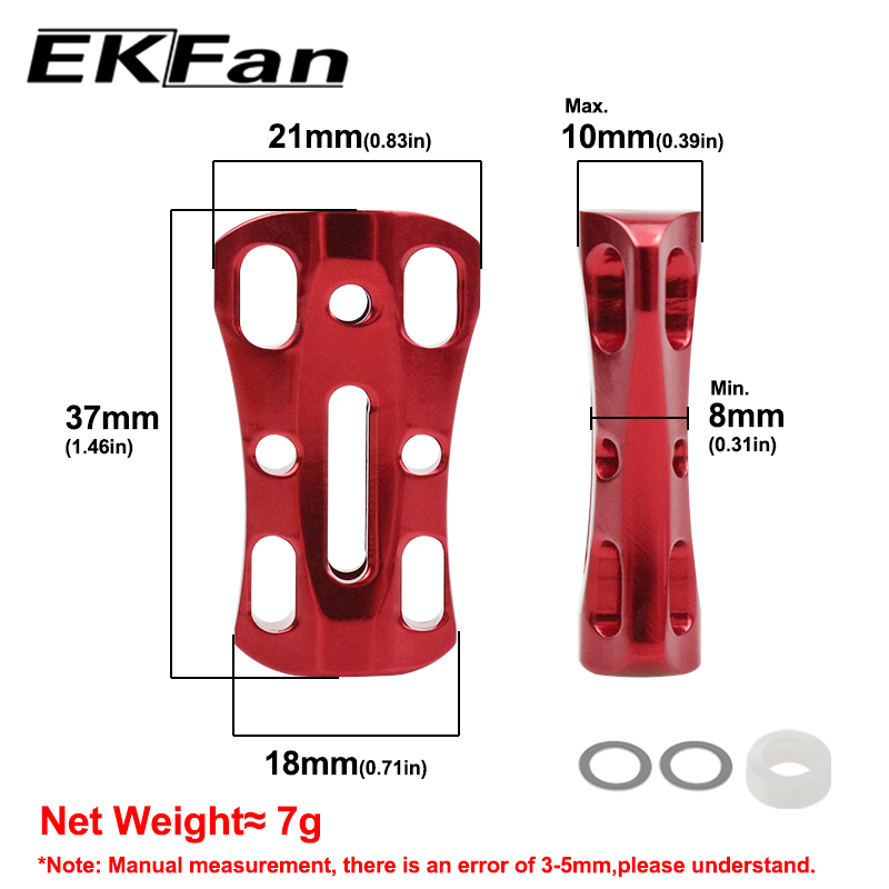 مقبض بكرة صيد EKFan من قطعة وا - مراجعة Fishing Lure Spinner وسعره