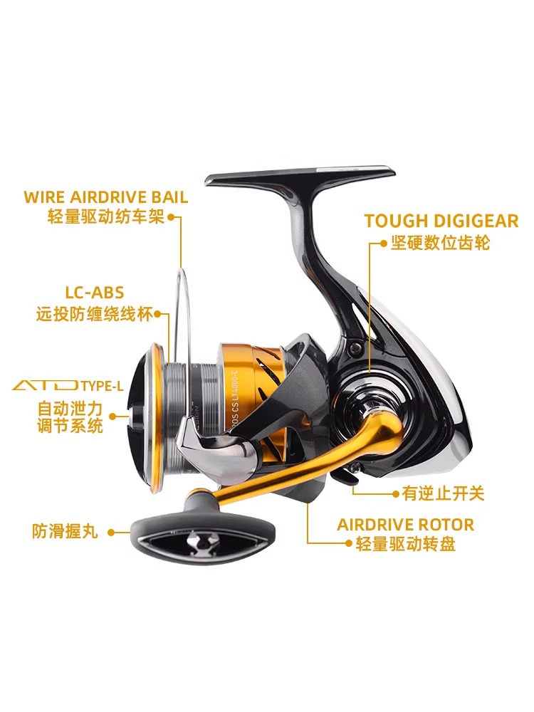 بكرة صيد دوارة CS LT ، بكرة صب - مراجعة Daiwa Reel Bg وسعره