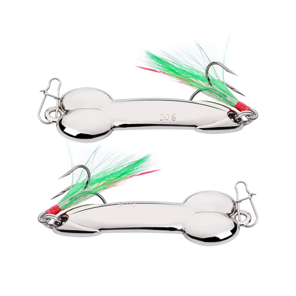 ملعقة معدنية شكل القضيب الصيد  - مراجعة Fishing Lure Spoon وسعره