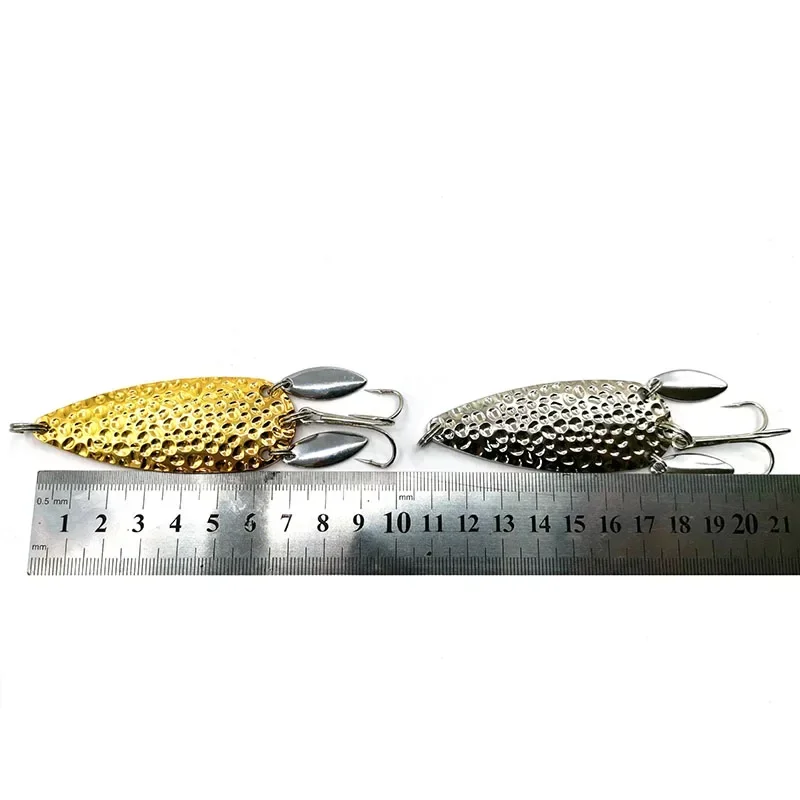 1 قطعة ملعقة معدنية سبينيربايت - مراجعة Fishing Lure Swimbait وسعره
