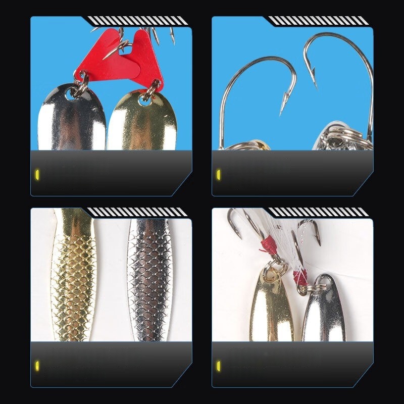 طقم طُعم صيد السمك 16 قطعة، طُ - مراجعة Fishing Lure Swimbait وسعره
