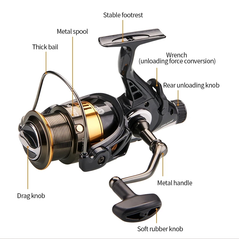 DEUKIO 3000-6000 بكرة معدنية ا - مراجعة Daiwa Reel Fuego وسعره