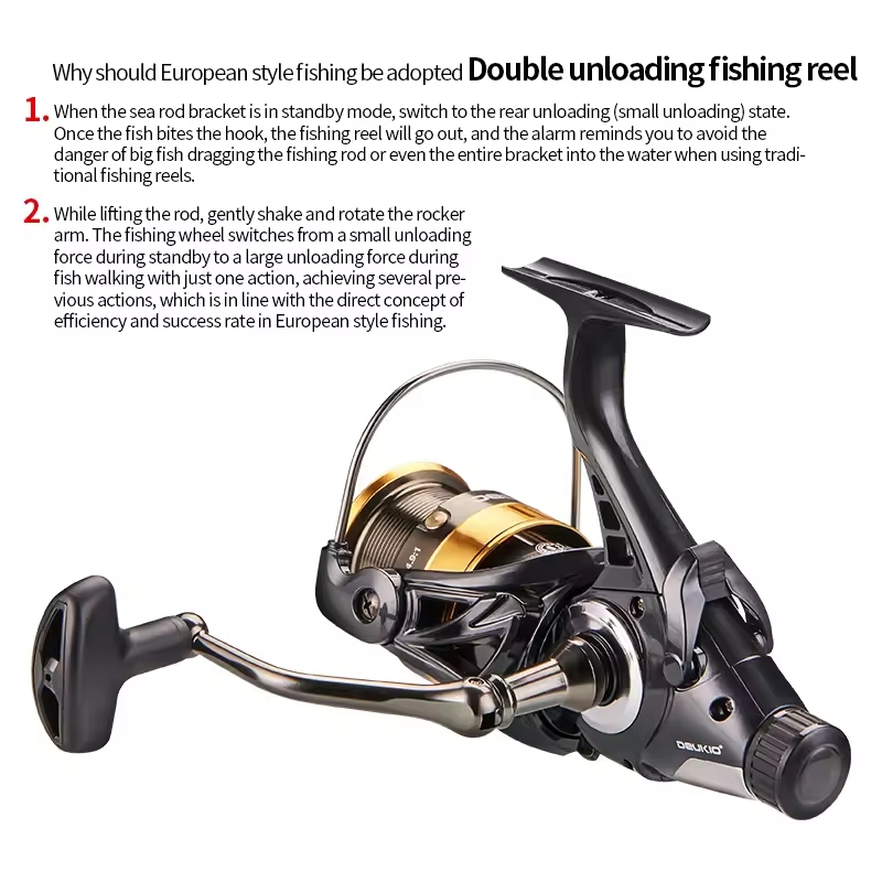 DEUKIO 3000-6000 بكرة معدنية ا - مراجعة Daiwa Reel Fuego وسعره
