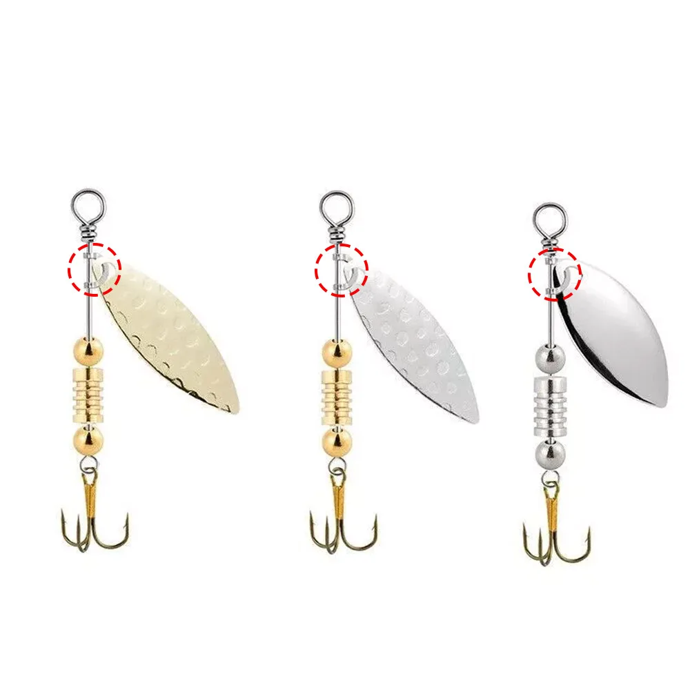 100 قطعة الصيد U على شكل مقاطع - مراجعة Fishing Lure Spinnerbait وسعره